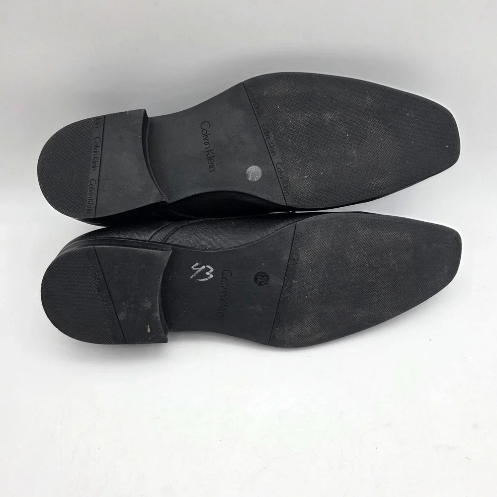 Calvin Klein Cmbenton 2-R Oxford Dress Shoes Black Men`s Size US 12 EUR 4617